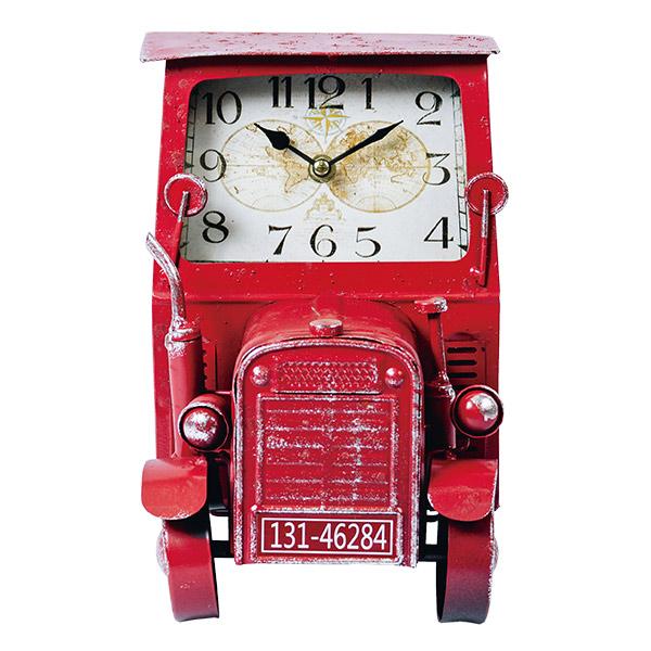 置き時計 ヴィンテージモチーフクロック tractor トラクター （ 時計