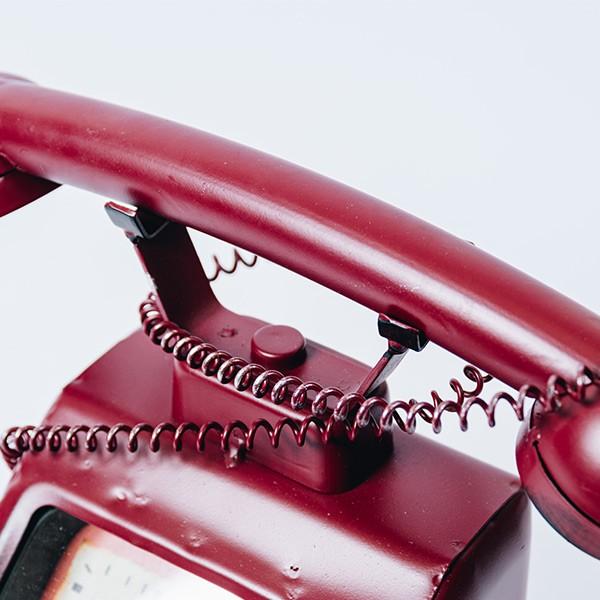 置き時計 ヴィンテージモチーフクロック telephone テレフォン （ 時計
