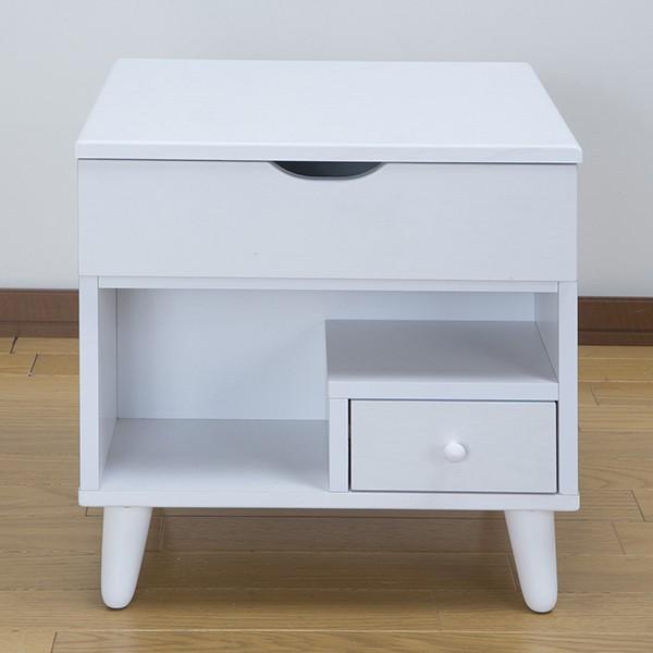 ドレッサー 幅40cm ミニドレッサー コスメボックス ミラー付き