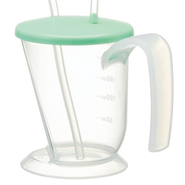 コップ 280ml 介護 ハンドル付 ストローコップ シニアベーシック （ 食器 カップ ストロー 介護用 飲みやすい 自助食器 シリコンストロー ） | ブランド登録なし | 03