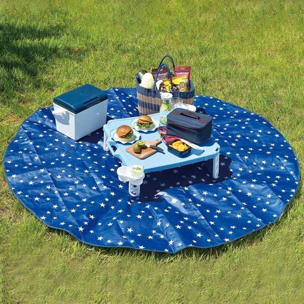 レジャーシート 丸型 0cm ピクジェネ シート ピクニックシート マット 円形 大きめ リビングート ヤフー店 通販 Yahoo ショッピング