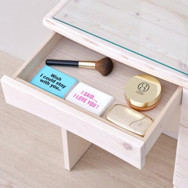 ドレッサー スツール付 カントリー調 オーバルミラータイプ LULU2 幅