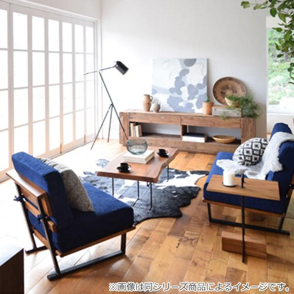 ソファ 幅62cm 1人掛 木製 天然木 ファブリック クッション スチール脚