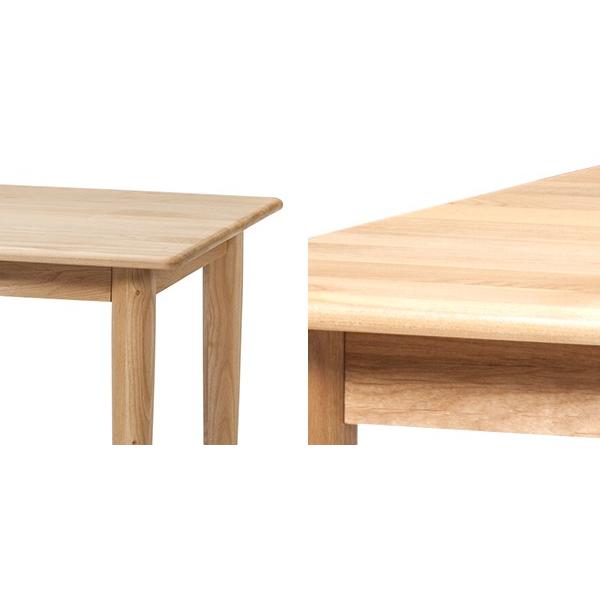 ADAL ダイニングテーブル 120 アルダー材　テーブル　無垢　120 吉桂 ダイニングテーブル 北欧風 天然木 アルダー材 ADAL 幅120cm