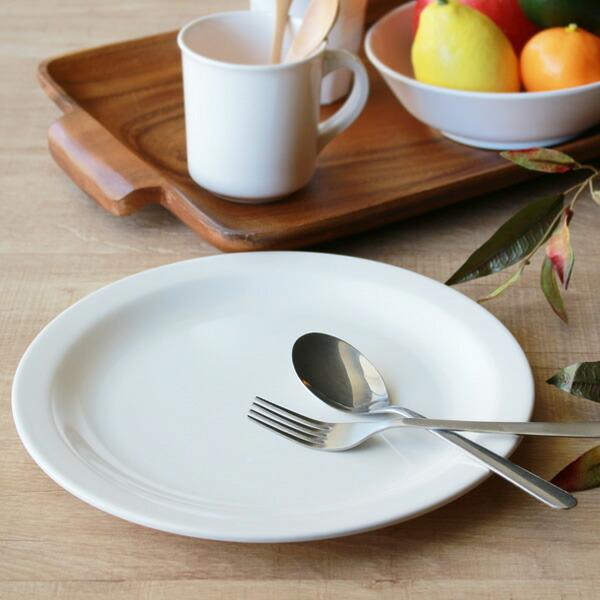 プレート 26cm プラスチック 軽量 皿 超話題新作 食器 洋食器 大皿 割れにくい メラミン 最大70％オフ！ 平皿 白い食器 お皿