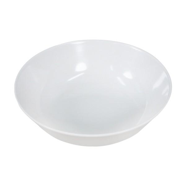 ホワイト 白食器 ボウル 浅型 19cm 20枚セット