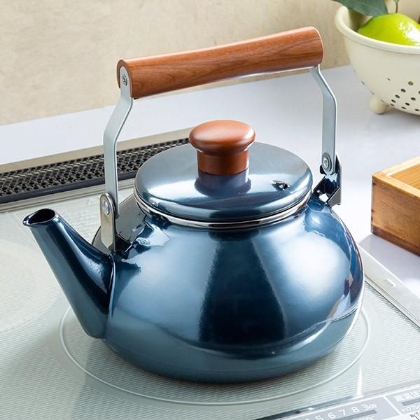 高木金属工業 ケトル 2.3L IH対応 オニキスブルー ドリップケトル