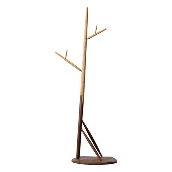 ポールハンガー 最大64 Offクーポン ナチュラルデザイン 天然木 Kozue 約高さ165cm コートハンガー 24 玄関収納 木製 800円