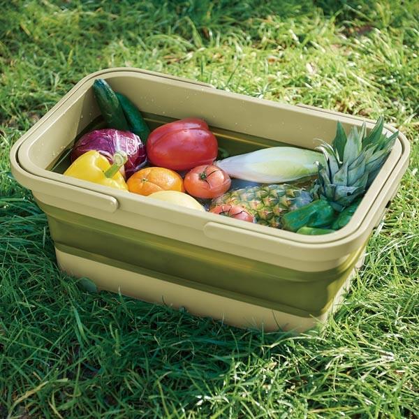 折りたたみバスケット＆テーブル Milargo ミラーゴ （ バスケット かご