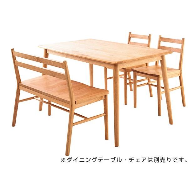 吉桂 ダイニングベンチ 背もたれ付 カントリー調 アルダー材 terrace