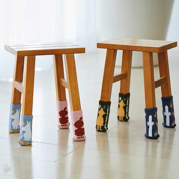 MOOMIN 椅子 カバー 4本入り 1脚分 チェアソックス ムーミン グッズ 