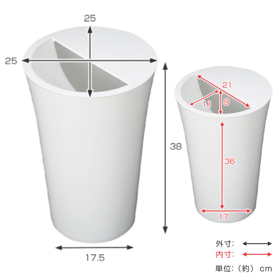 ゴミ箱 12L 丸型 ふた付き ユニード カクス （ ごみ箱 12リットル 中身が見えにくい くず入れ リビング シンプル おしゃれ ）｜livingut｜07