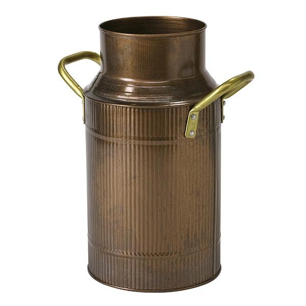ポット 園芸ポット ブリキミルクポット 5.5L LITRE （ 植木鉢