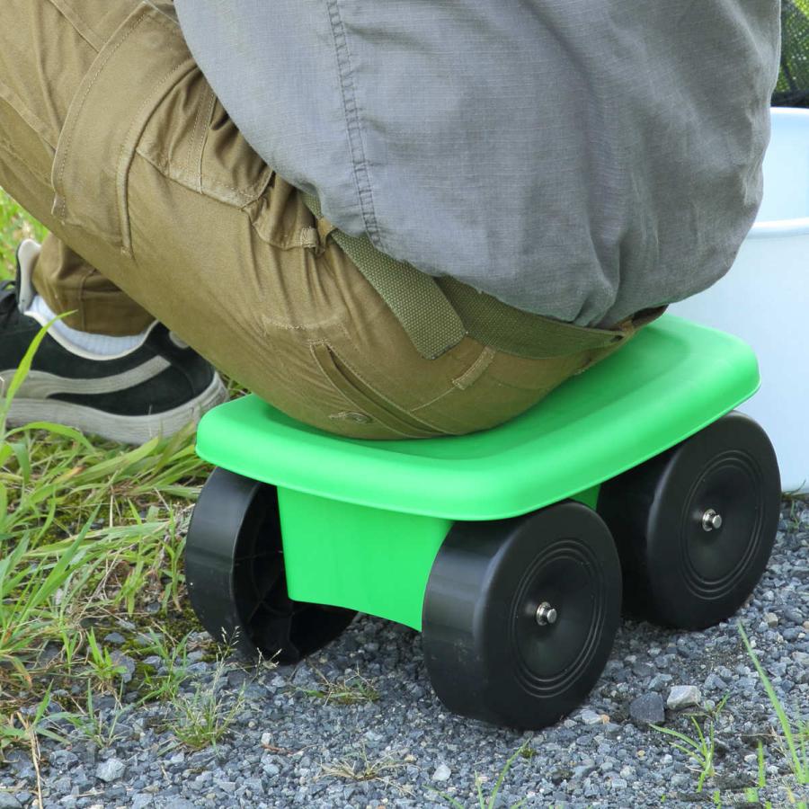 台車 腰掛 腰掛け フィールドカート クローバー （ 作業椅子 カート
