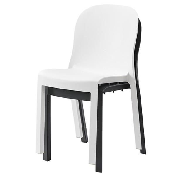 チェア 4脚セット 座面高47cm 積み重ね スタッキング 椅子 イス