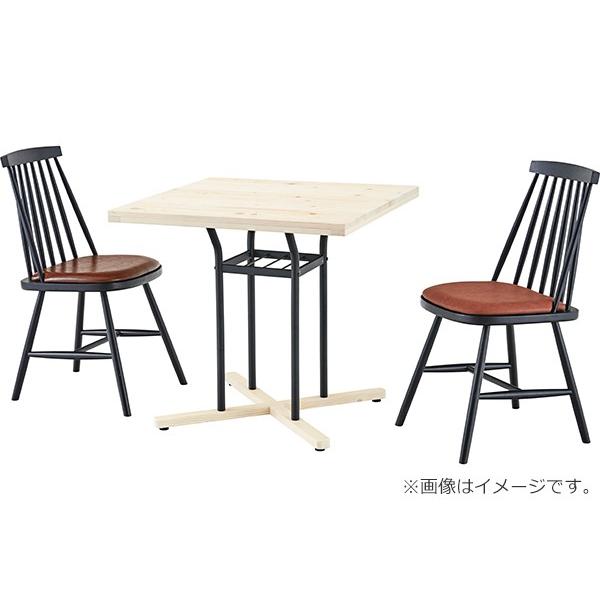 ダイニングチェア 2脚セット 座面高46cm 木製 天然木 ソフトレザー