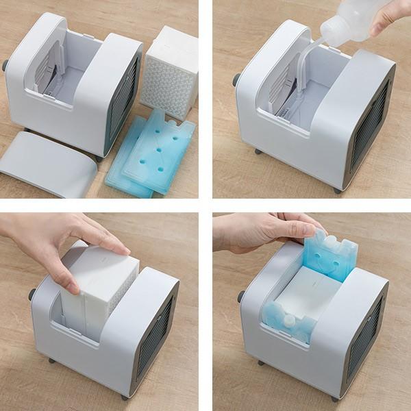 冷風扇 小型 卓上 USB ポータブルパーソナルクーラー （ 冷風機 扇風機