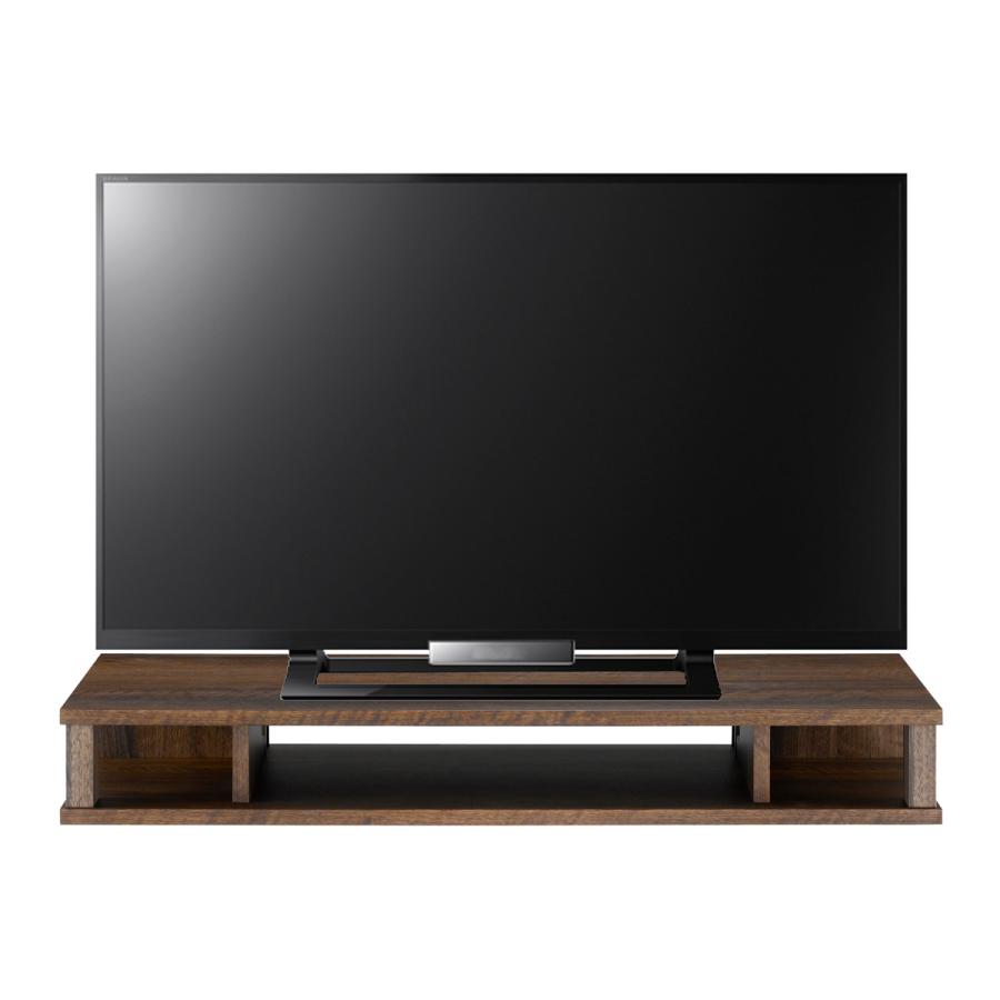 朝日木材加工 ちょい足しラックプラス 幅79cm 背面収納付 テレビ台 AV