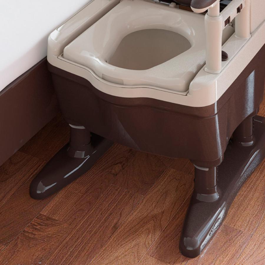 アロン化成 ポータブルトイレ ソフト便座 快適脱臭 コンパクト