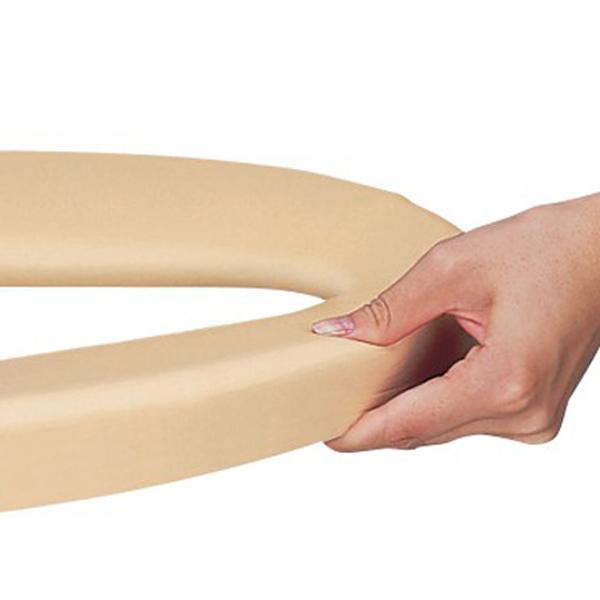 ポータブルトイレ ソフト便座 キャスター付 介護用 ちびくまくんシリーズ 日本製 （ トイレ 介護 ポータブル 腰掛便座 洋式 樹脂製 キャスター ） 便座