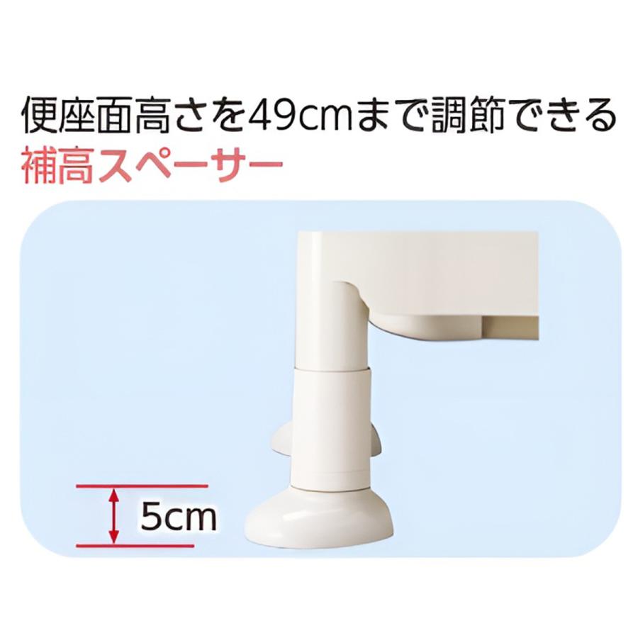 アロン化成 ポータブルトイレ 暖房便座 快適脱臭 キャスター付 介護用  