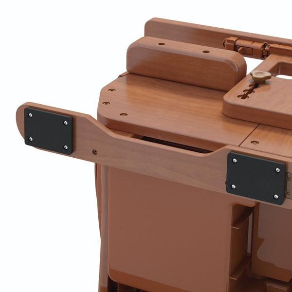 ポータブルトイレ ソフト便座 家具調セレクトR ノーマル