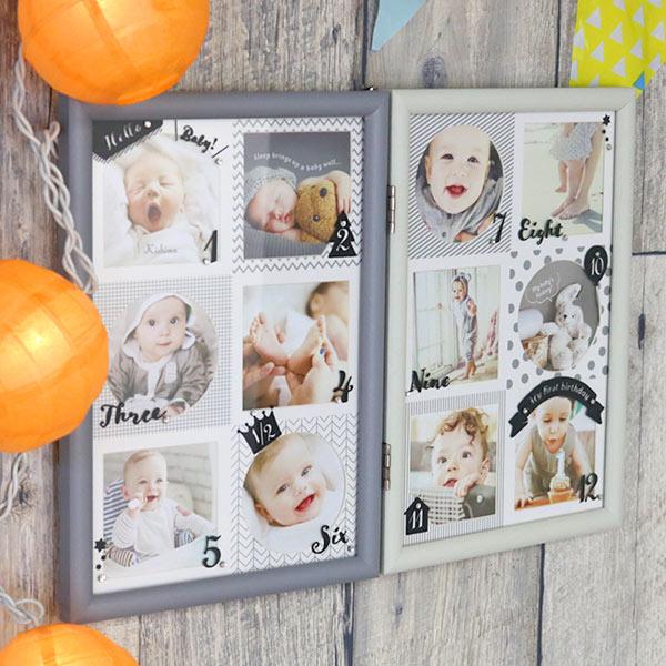 壁掛け♡フォトフレーム フォトフレーム 壁掛け 通販 写真立て 複数 木製 ハガキサイズ ポスト