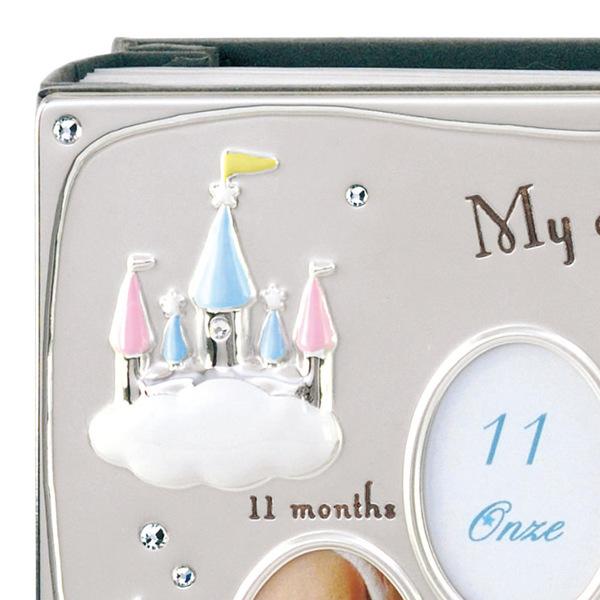 フォトフレーム 12か月 壁掛け 卓上 13枚 Luna 写真立て赤ちゃん 写真 壁掛 フレーム フォト 月齢フォト 多面 額 丸 新作 大人気