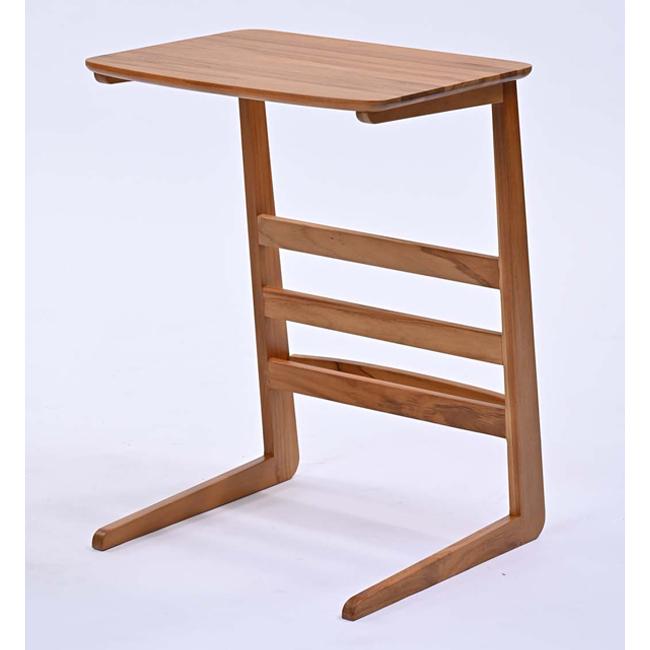 サイドテーブル アジアンテイスト チーク無垢材 INCONTRO 幅45cm