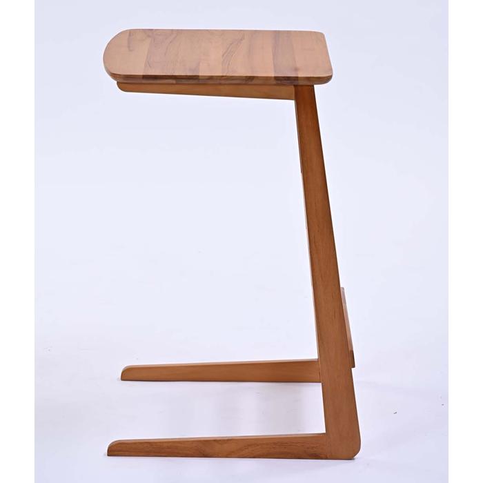 サイドテーブル アジアンテイスト チーク無垢材 INCONTRO 幅45cm