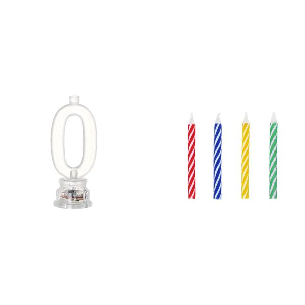 キャンドル LED 数字 ナンバーキャンドル 誕生日 0 1 2 3 4 5 6 7 8 9