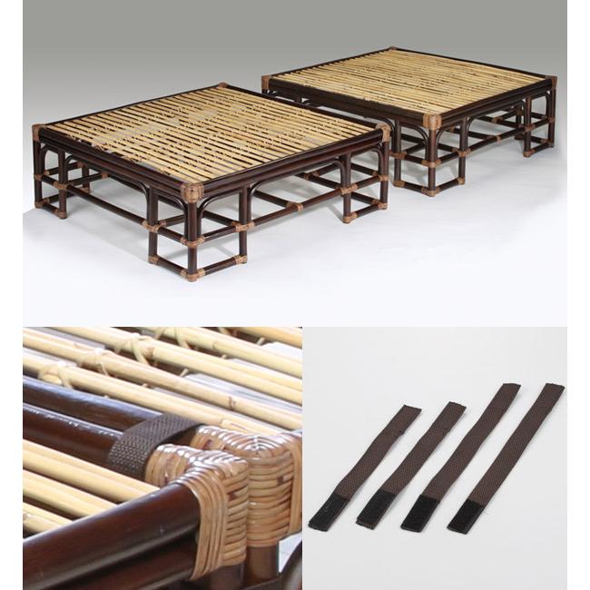 籐 スノコベッド ハイタイプ ラタン家具 2分割式 ( ラタン 籐 スノコベッド ハイタイプ ラタン家具 2分割式 ( ラタン