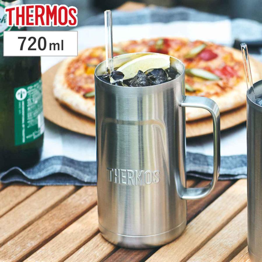 THERMOS（サーモス） ビールジョッキ 720ml 真空断熱 ステンレス製 JDK