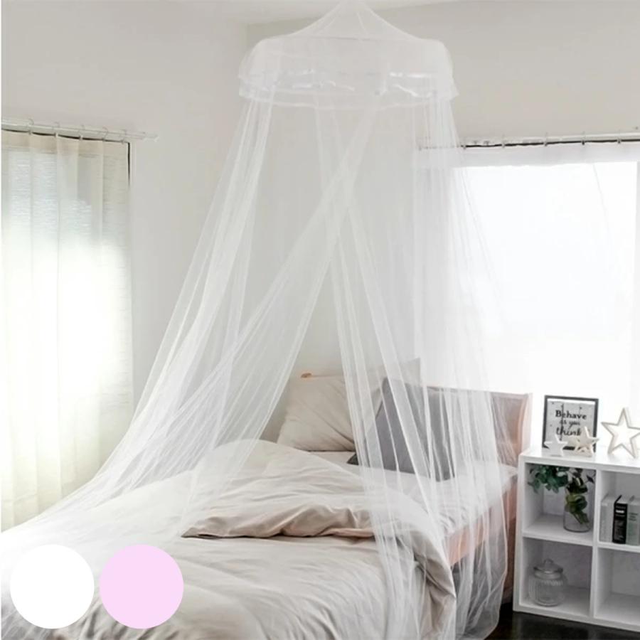天蓋 スリーピングカーテン 蚊帳 モスキートネット ベッド レース
