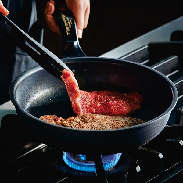 ビタクラフト　TempPan 22cm　温度計付き　新品未使用品 Vita Craft（ビタクラフト） フライパン 22cm IH対応 ガラス蓋付き