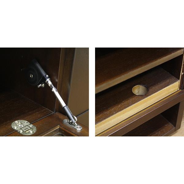 新しいテレビ台 ローボード 天然木 クラシック調 クラッセ 幅150cm （ 開梱設置 テレビボード テレビラック TV台 TVボード TVラック ロータイプ ）