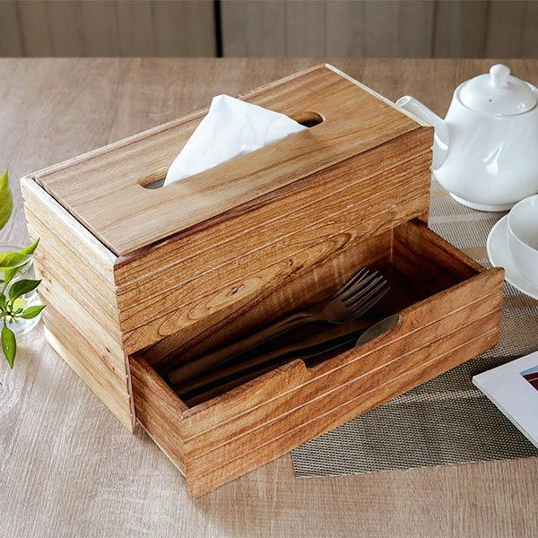 ②木彫り　BOXティッシュケース横　マーガレット ②木彫り BOXティッシュケース横 マーガレット 彫刻