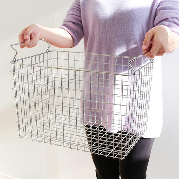 ちどり産業 小物収納 ワイヤー収納BOX 幅37×奥行26×高さ24cm ちどり産業 小物収納 ワイヤー収納BOX 幅37×奥行26×高さ24cm