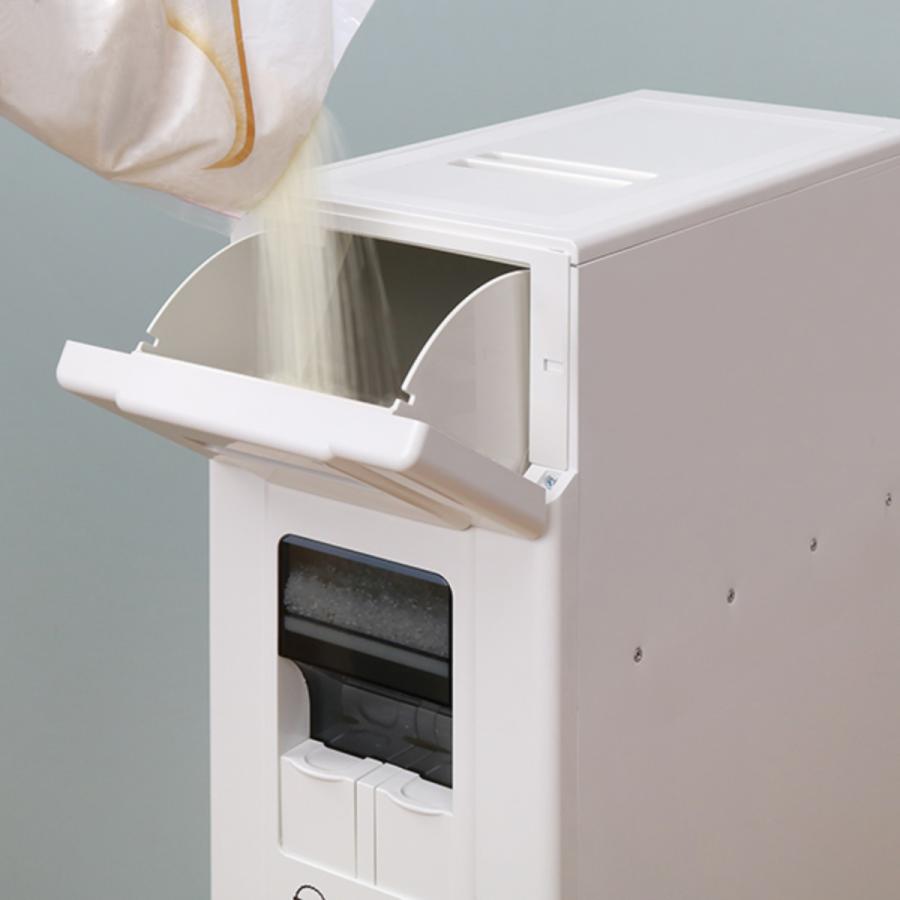 米びつ 1合計量 22kg用 無洗米対応 コンパクトライスディスペンサー