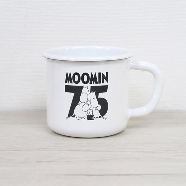 MOOMIN（ムーミン） マグカップ 380ml 75周年限定 ホーロー製 コップ