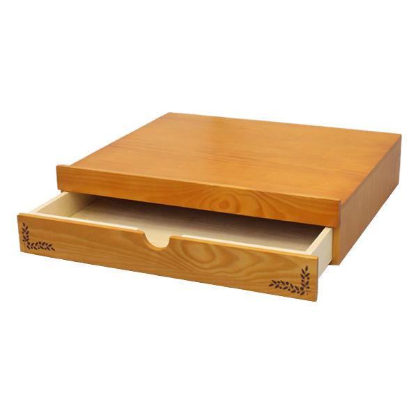 家電下ラック 幅45cm 木製 家電下スライドテーブル （ 炊飯器下ラック