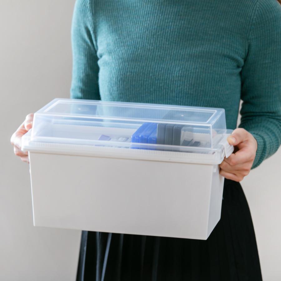 Like-it（ライクイット） 収納ボックス 積み重ねても中身が見える 幅36