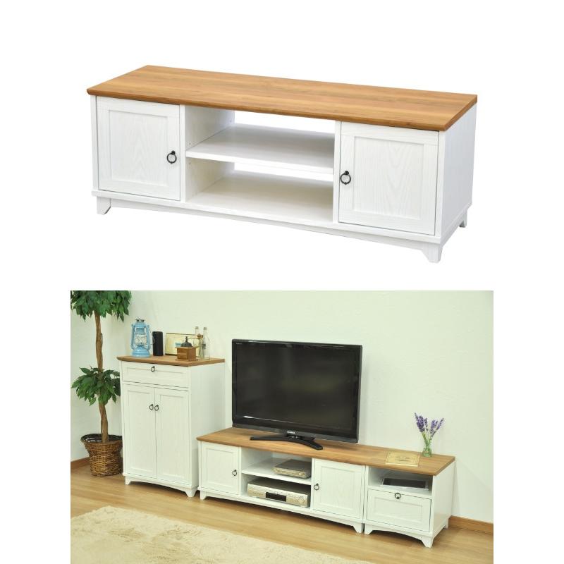 テレビ台 ローボード フレンチカントリー 白家具 Charlotte 幅117cm