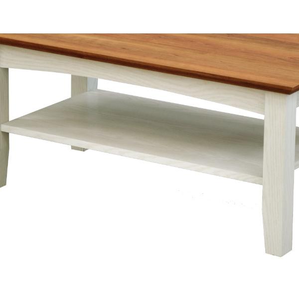 ローテーブル センターテーブル フレンチカントリー 白家具 Charlotte