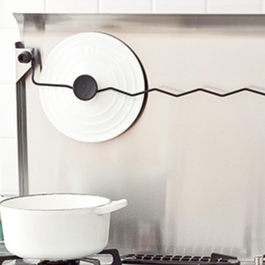 コンロカバー 一般ガスコンロ用 鍋蓋キャッチャー付き ステンレス 幅  