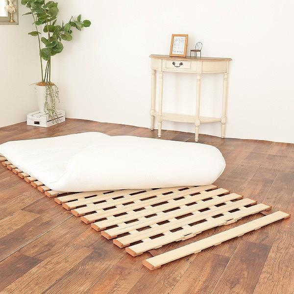 すのこベッド シングル 桐すのこベッド 薄型 軽量 スタンド式 桐材