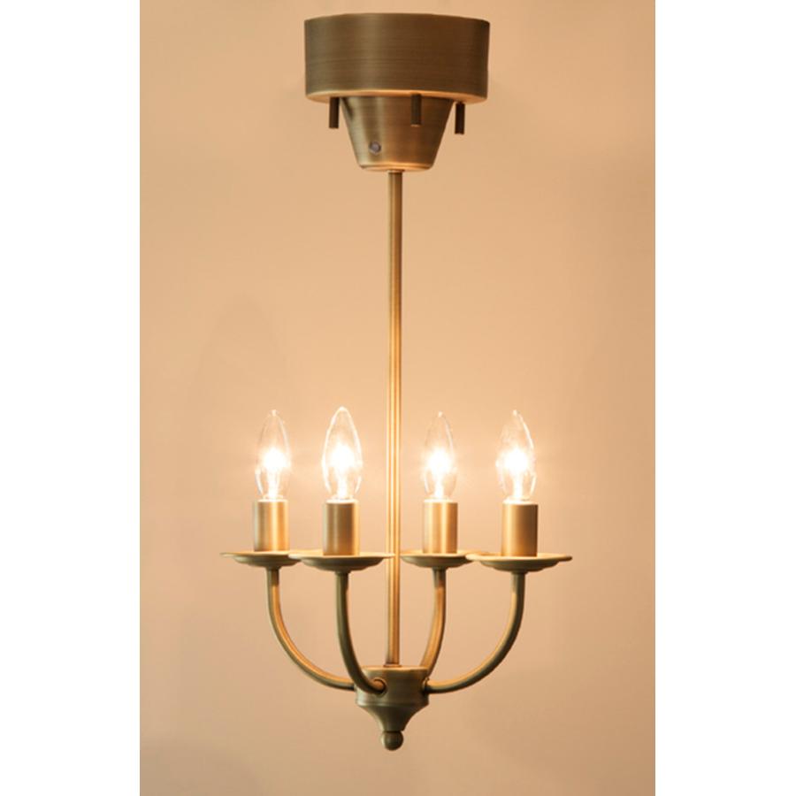 アーツ ライト 4バルブ E17/40W シャンデリア リモコン付き 幅25 奥行25 高さ59.5cm インテリア 照明 ライト 天井 壁照明 アーツ ライト 4バルブ E17/40W シャンデリア リモコン付き 幅25 奥行