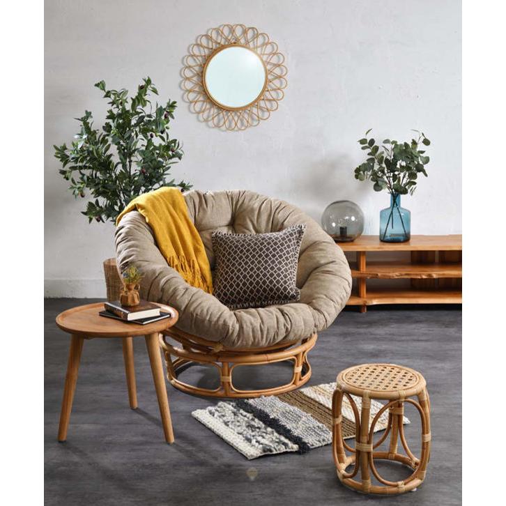 □在庫限り・入荷なし□ 籐 パパサンチェア パラボラチェア ラタン