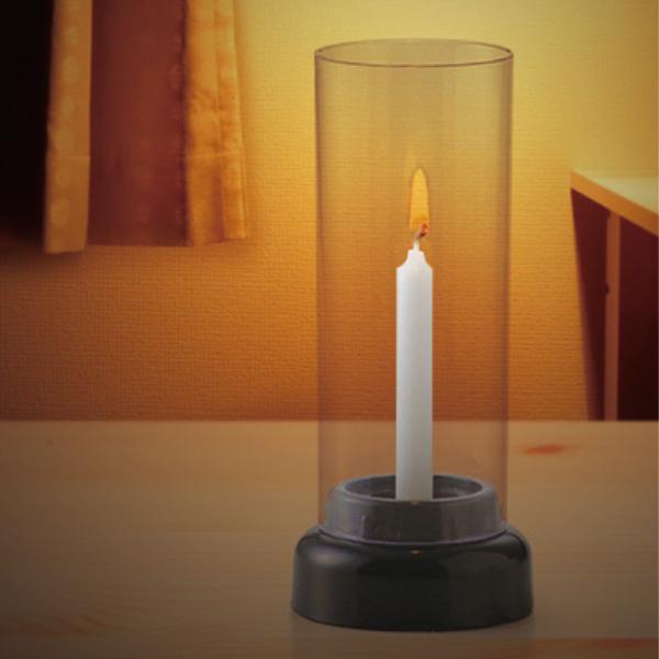 ローソク立て 風よけ 防災 非常用 防災用品 防災グッズ 非常用 ろうそく立て ロウソク立て 蝋燭立て リビングート Paypayモール店 通販 Paypayモール