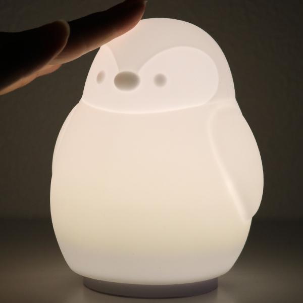 照明 LED シリコンランプ ペンギン （ テーブルライト 卓上 ランプ